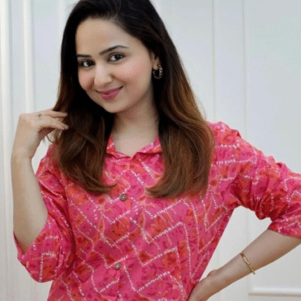 Self Design Cotton Kurta